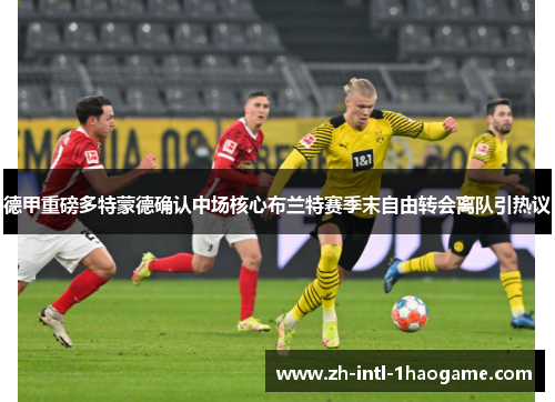 德甲重磅多特蒙德确认中场核心布兰特赛季末自由转会离队引热议